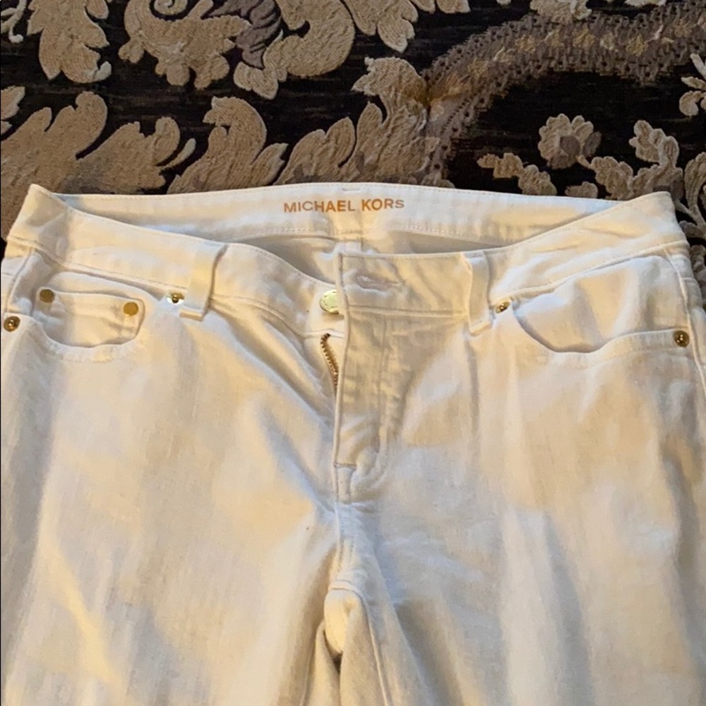 Michael Kors white jeans size 4